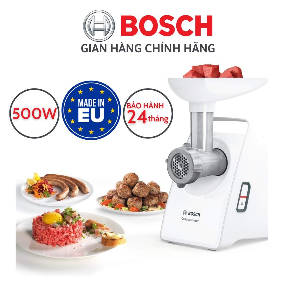 Hình ảnh Máy xay, nghiền thịt bằm Bosch 500W (MFW3520W) - SX Châu Âu - Hàng chính hãng