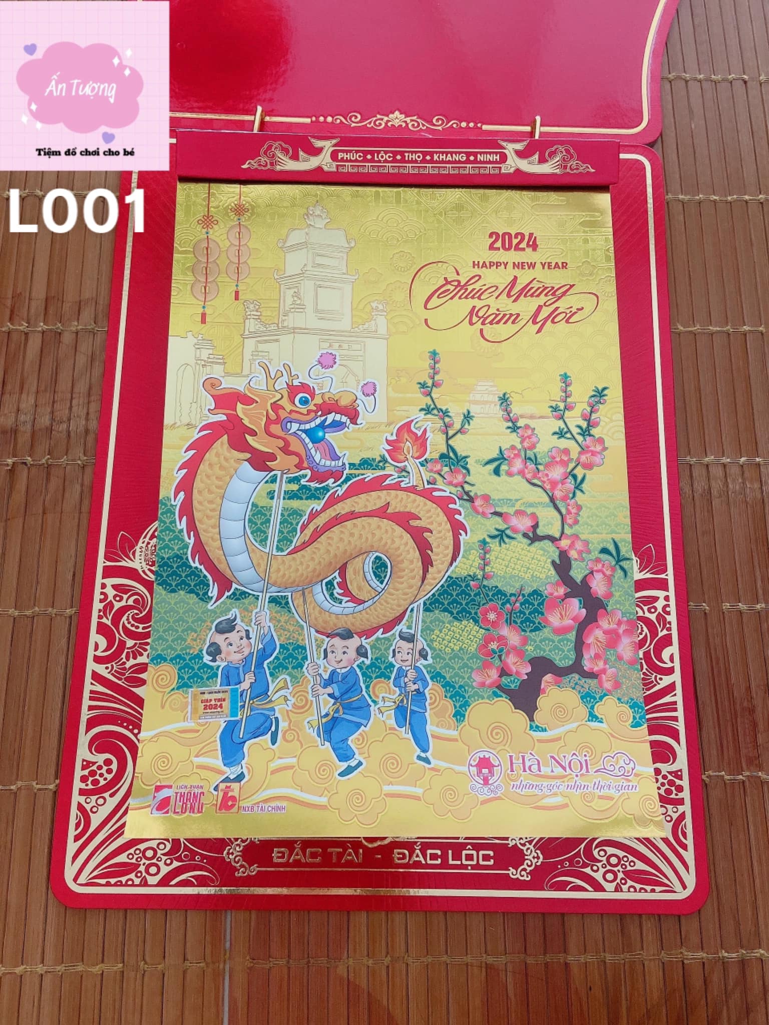 Bộ lịch Giáp Thìn 2024 - Lịch Bloc Cực Đại - chủ đề " Hà Nội - Những góc nhìn thời gian "