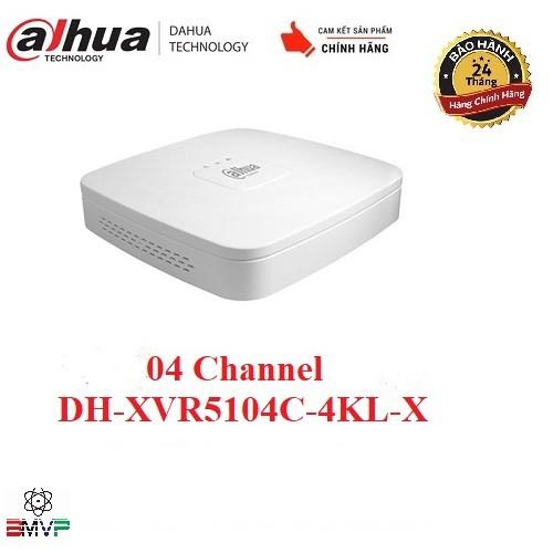 ĐẦU GHI HÌNH DAHUA 4MP-4K DH-XVR5104C-4KL-X 4 CỔNG - HÀNG CHÍNH HÃNG