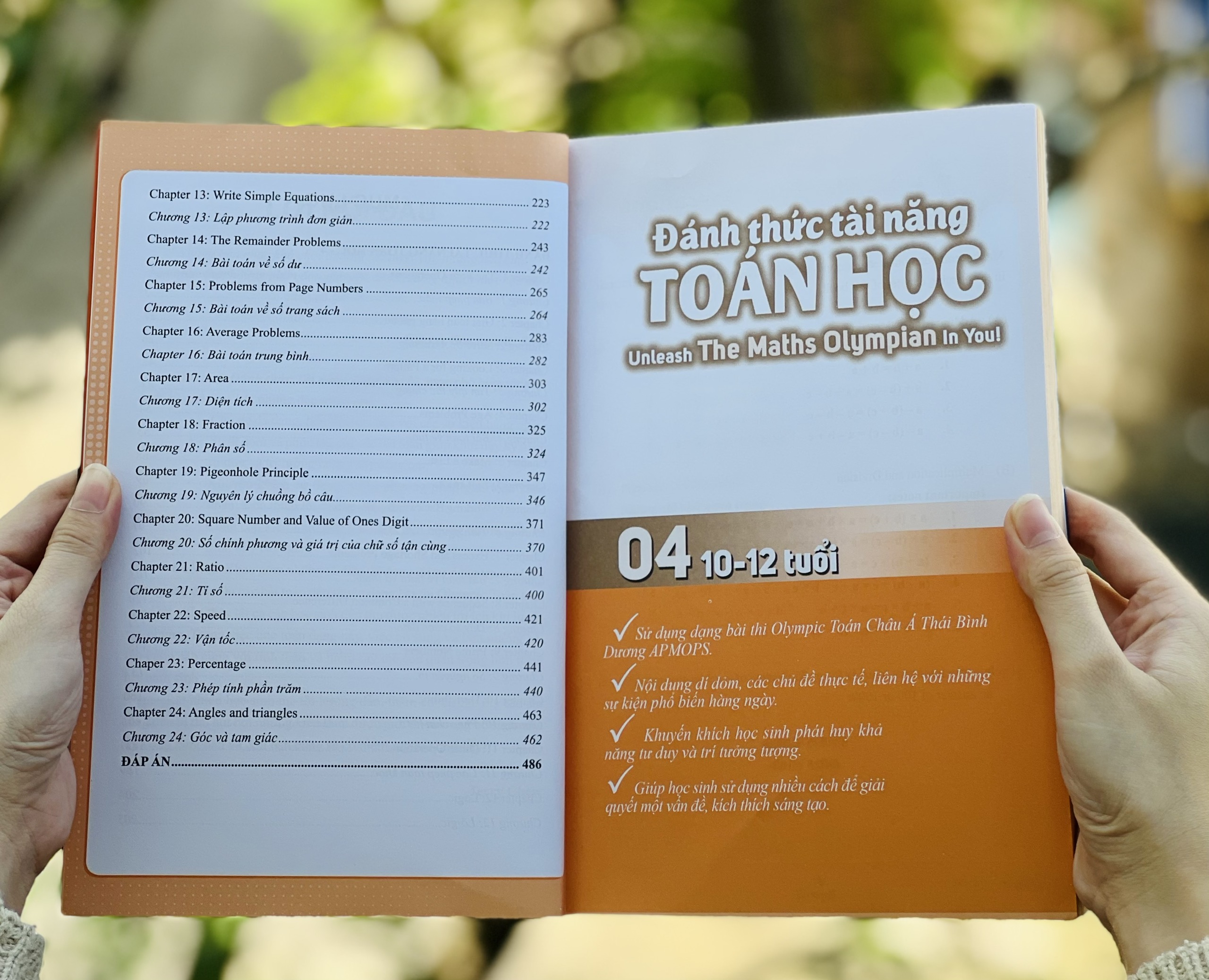 Combo Sách Đánh Thức Tài Năng Toán Học - Nâng Cao Kiến Thức Toán Học Cấp 1, Cấp 2 Cho Trẻ - Á Châu books, Bìa Mềm, In Màu