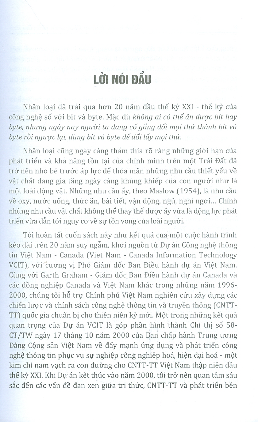 Kinh Tế Tri Thức Và Phát Triển Bền Vững - Tìm Kiếm Niêu Cơm Thạch Sanh Trong Thế Kỷ XXI Thực Tế Hay Không Tưởng? - Tập 1: THẾ GIỚI