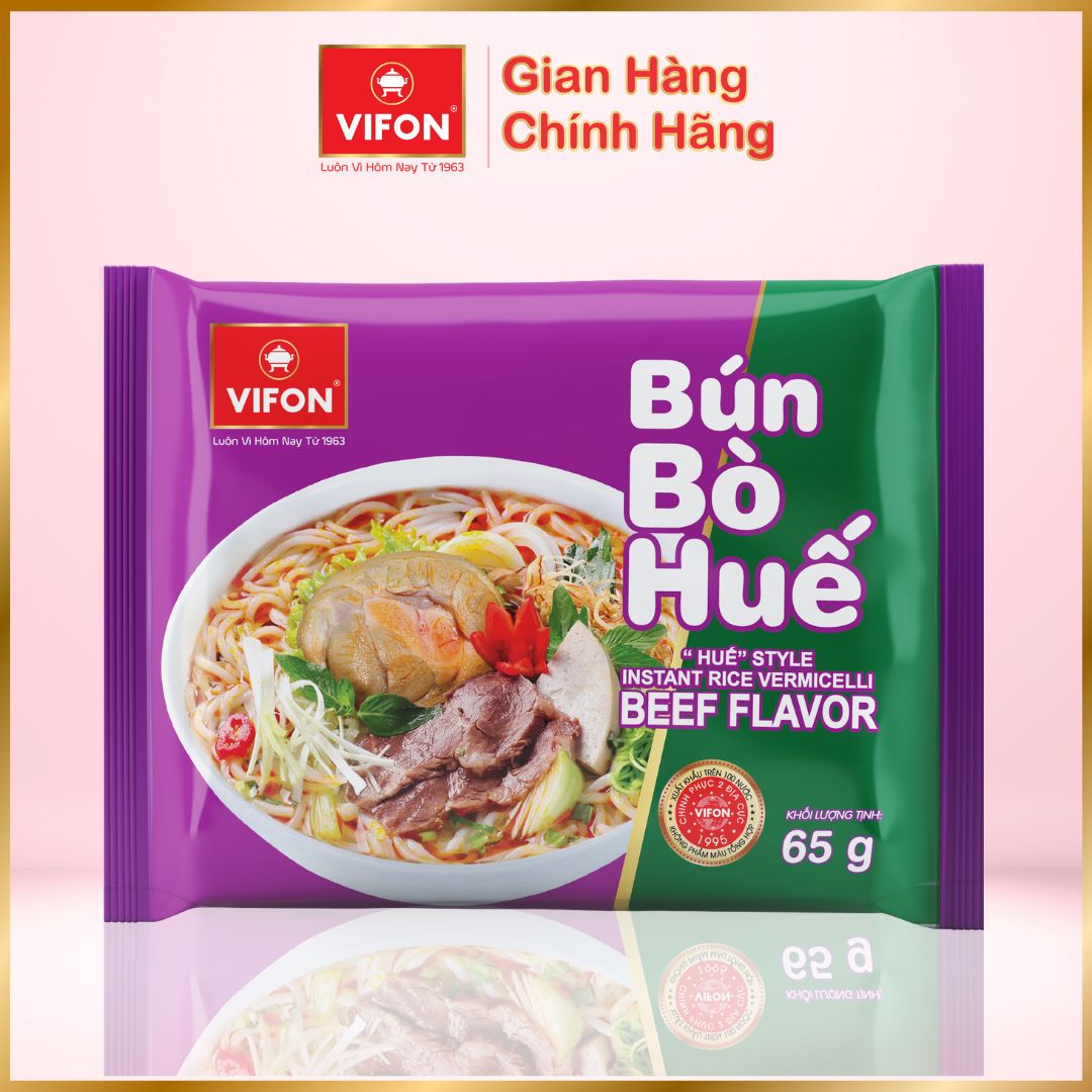 Thùng 30 Bún Bò Huế VIFON (65g / Gói)