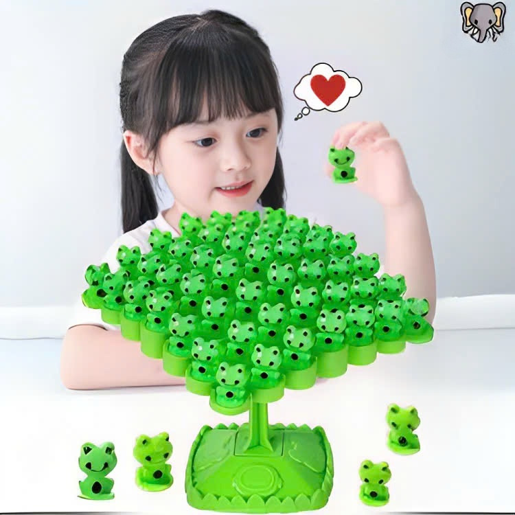 Đồ Chơi Trẻ Em, Đồ Chơi Cân Bằng Ếch, Phi Hành Gia, Gấu Panda, Đồ Chơi Xếp Hình Cân Bằng