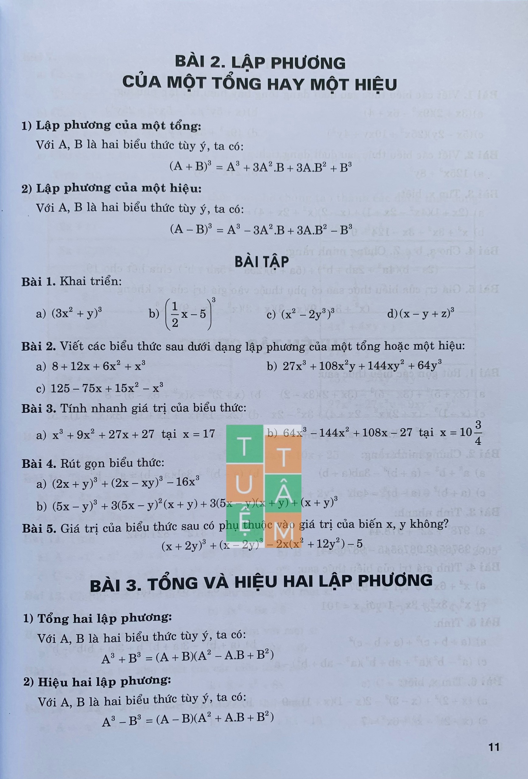 Sách - 500 bài tập cơ bản và nâng cao Toán 8