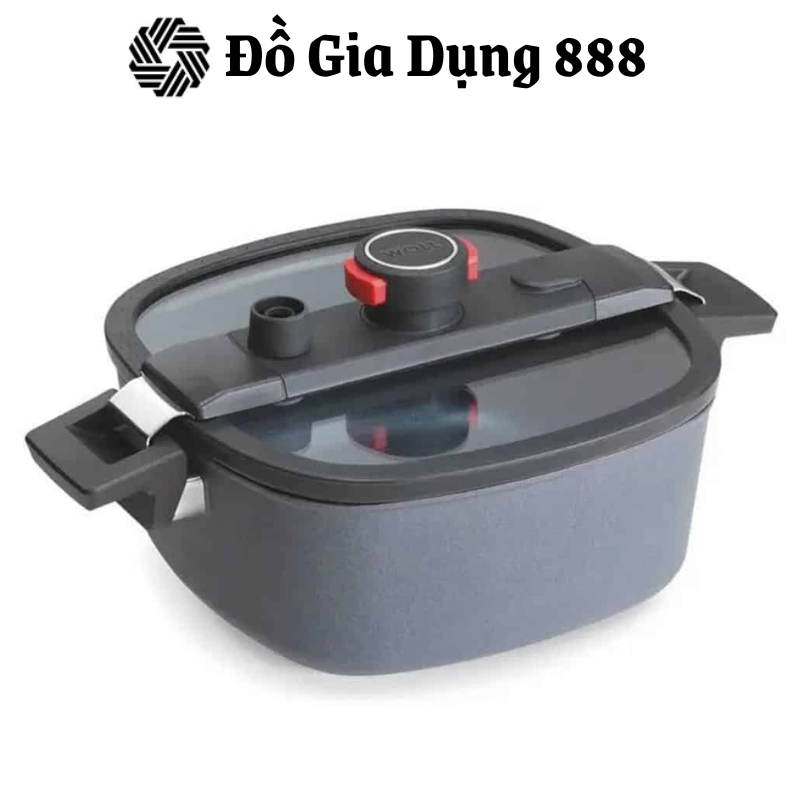 Nồi Áp Suất Woll Diamond Active Lite 26x26cm, Dung Tích 5,5L, Dẫn Nhiệt Tốt, Dùng Cho Mọi Loại Bếp (Made in Germany)