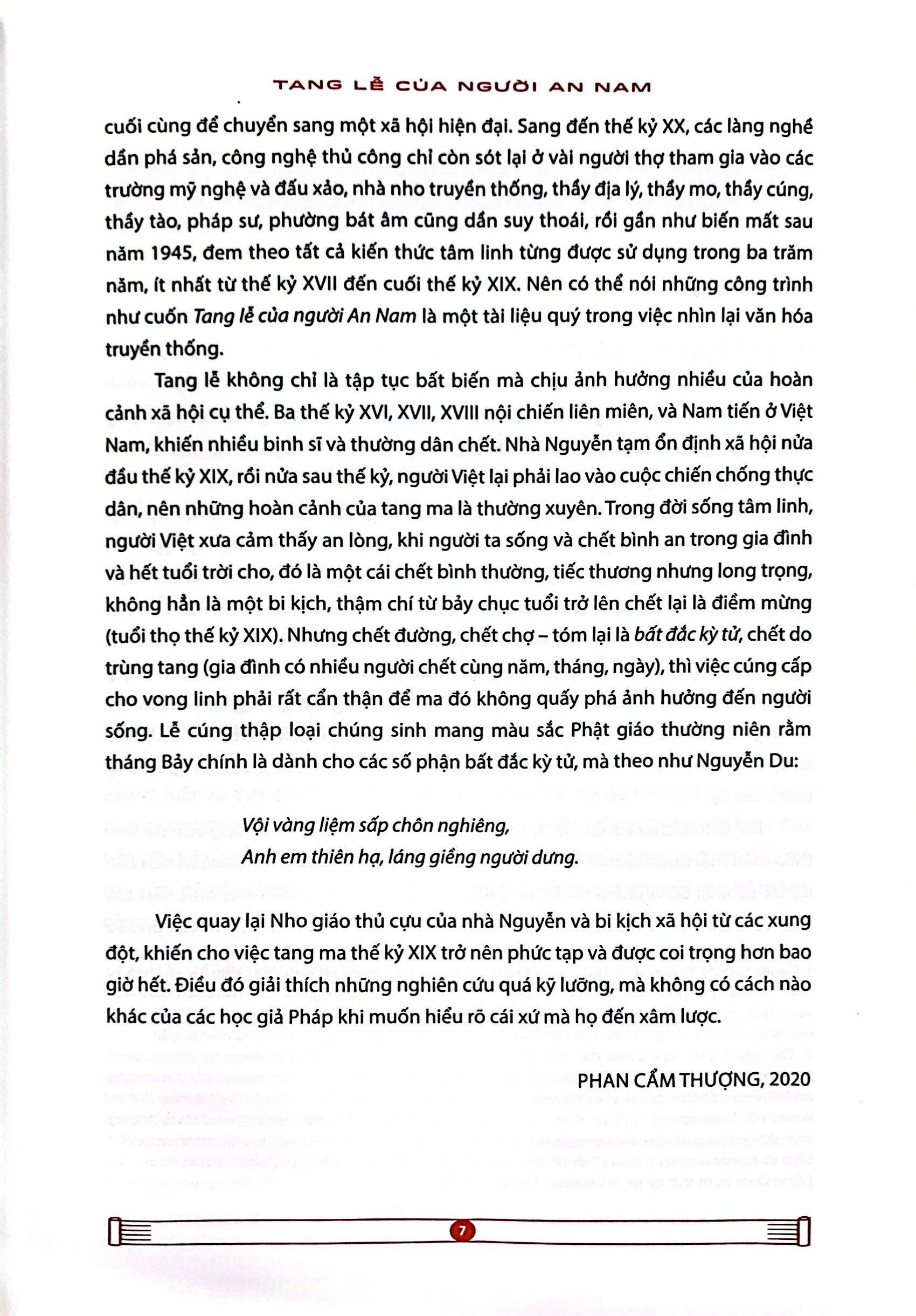 Sách - Tang Lễ Của Người An Nam - Nghiên Cứu Dân Tộc Học Về Tín Ngưỡng Cổ Truyền - Bìa Cứng (Tái Bản 2025)