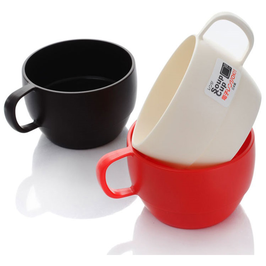 Combo Cốc Uống Nước Có Nắp Ranger Mug 300ml + Cốc Uống Nước Inomata Cao Cấp (Màu trắng sữa ) - Nội Địa Nhật Bản