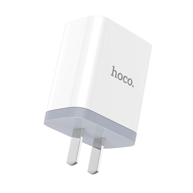 Adapter - Củ Sạc Hoco C50 + Tặng Kèm 1 Giá Đỡ Điện Thoại - Hàng Chính Hãng