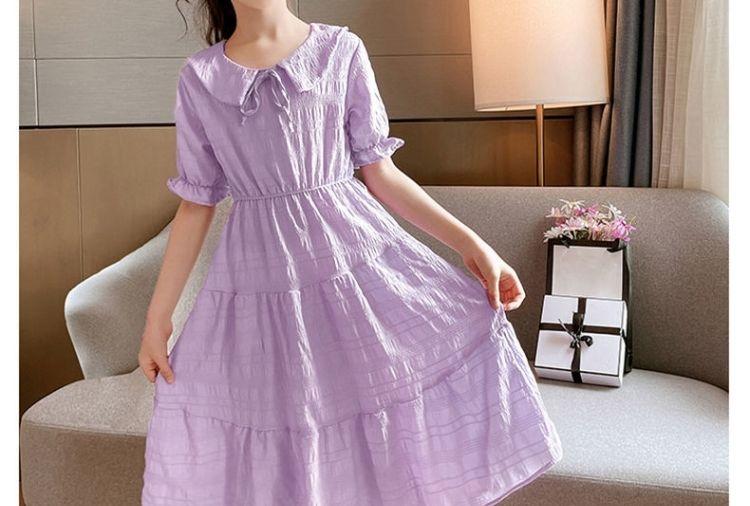 SHUANGYAN Cô gái mùa hè đầm mùa thu 2023 triều trung bé công chúa váy nàng tiên trung bình dài váy