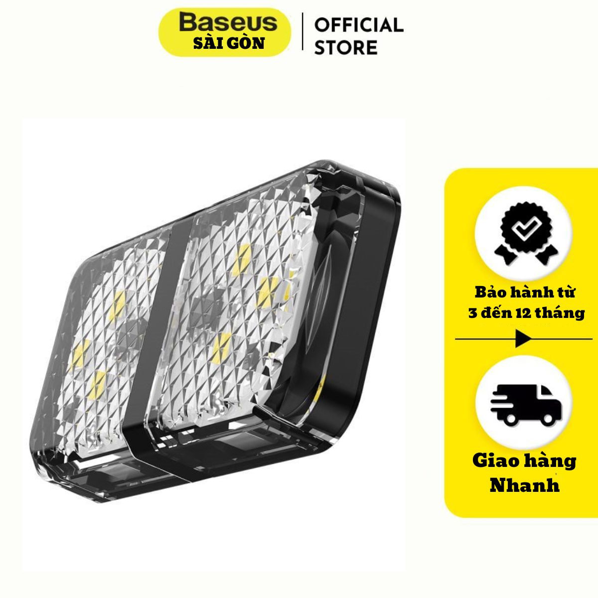 Bộ đèn cảnh báo mở cửa tự động dùng cho xe ô tô Baseus Door Open Warning Light (2pcs/pack, Wireless, Magnetic and Automatically)- CRFZD- Hàng chính hãng