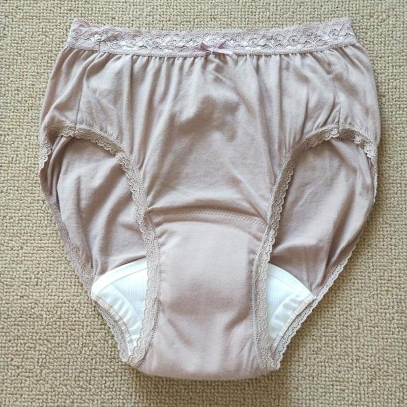 Quần Lót Nữ Cotton Người Lớn Chống Thấm Nước Có Thể Rửa Ốp Lưng Vải Lên Nước Tiểu Không Ướt Quần Tã Tiểu Tiện Người Phụ Nữ Quần Lót