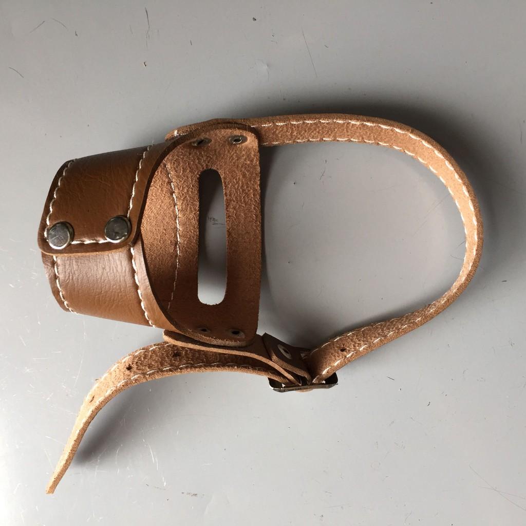 RỌ MÕM DA NÂU KHÔNG CHE CHO CHÓ CÁC SIZE