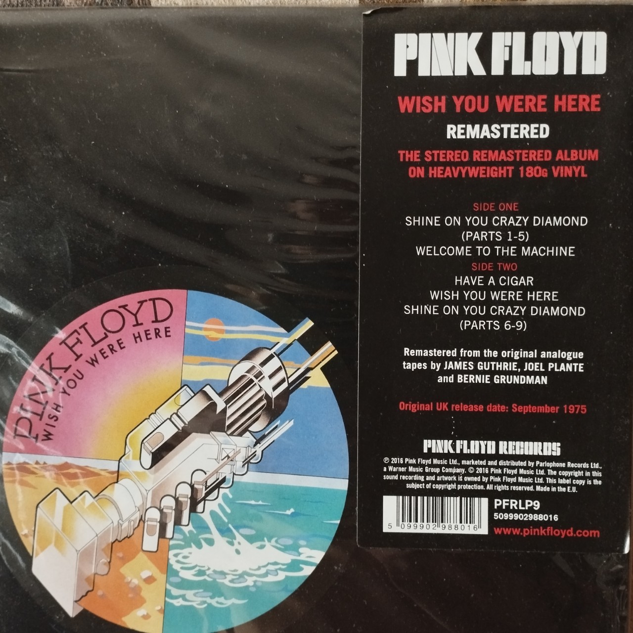 đĩa than - LP - Pink Floyd - Wish you were here  - New vinyl record