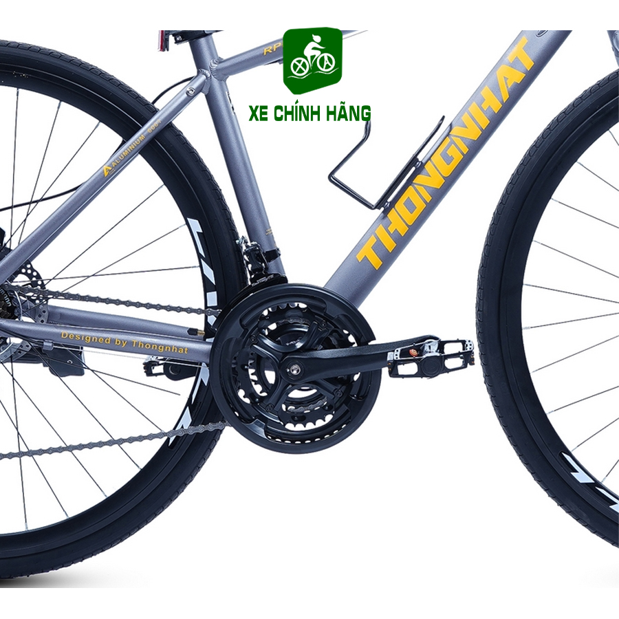 Xe Đạp Đua Thống Nhất RPD- Bánh 700c, Thắng Đĩa, Khung Nhôm