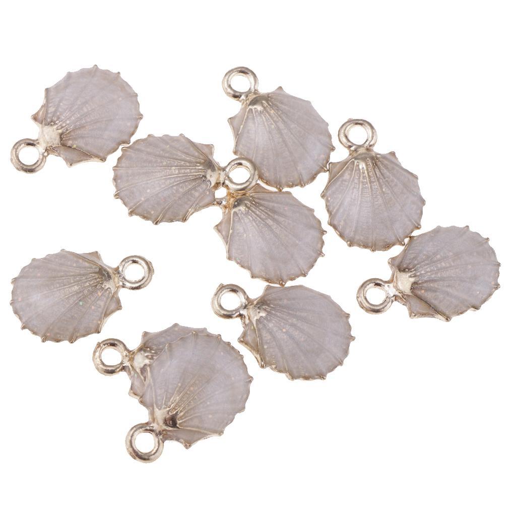 10 Pieces Alloy Charms Pendants for Jewelry Making Crafting