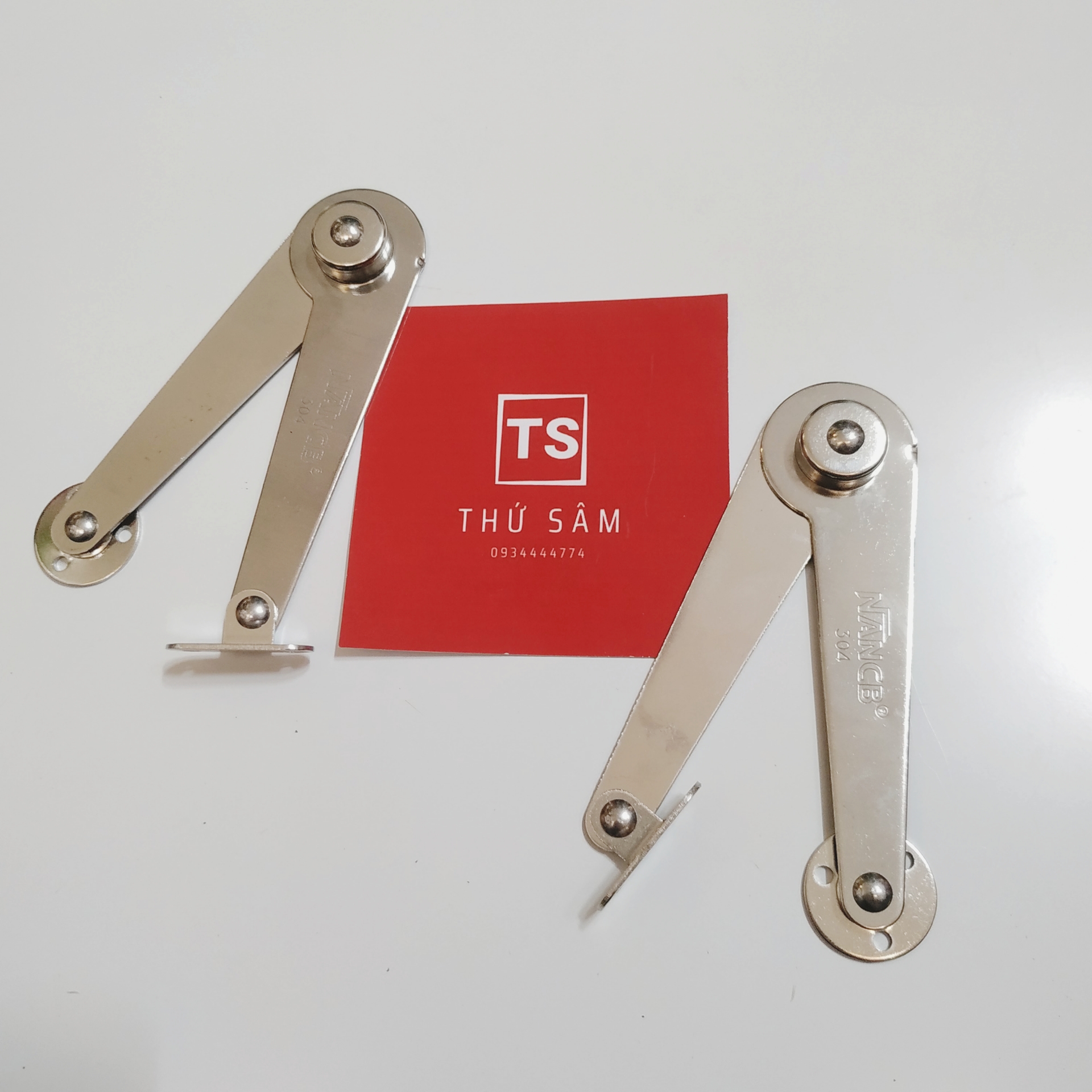 Combo 2 cái Chống cửa inox tay nâng cánh cửa tủ