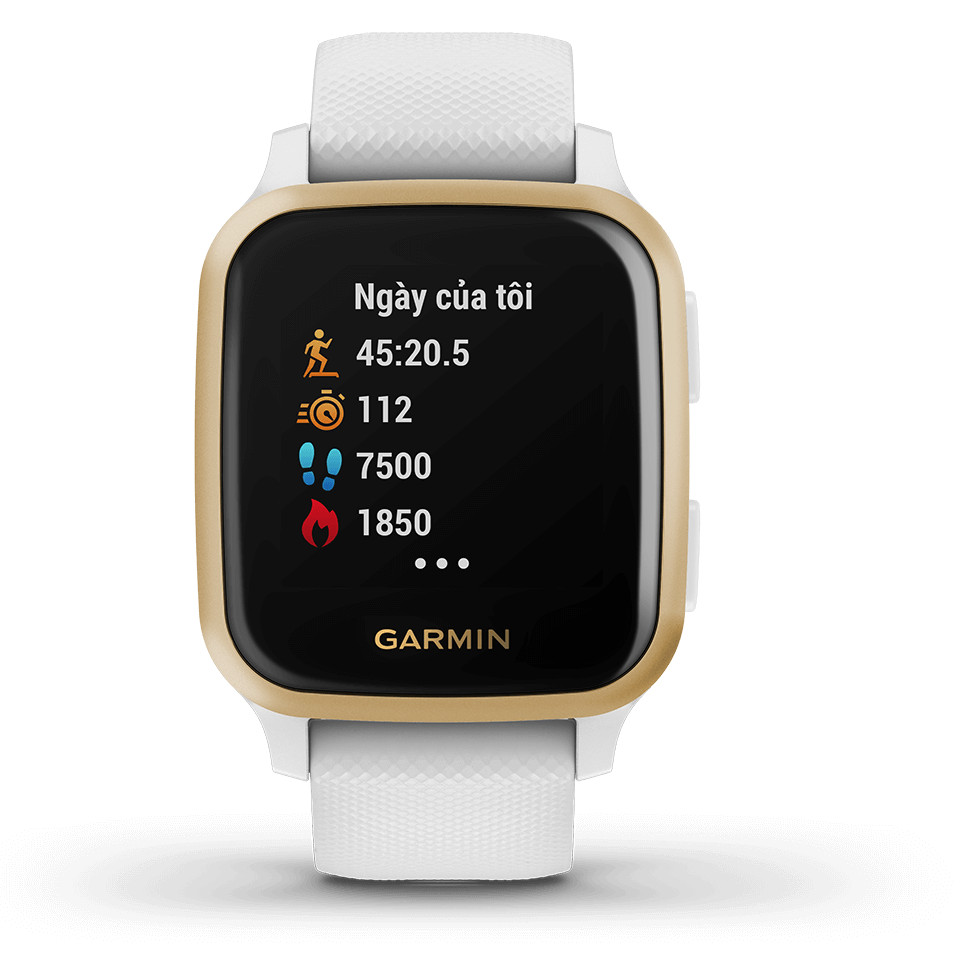 Đồng Hồ Thông Minh Theo Dõi Vận Động Theo Dõi Sức Khỏe Garmin Venu SQ / Venu SQ Music Màn Hình AMOLED - Hàng Chính Hãng