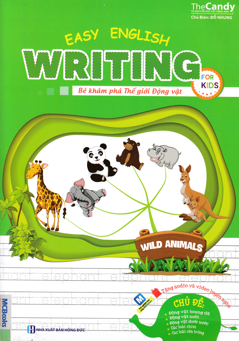 Combo Easy English Writing For Kids (Tặng bút chì và cục tẩy ngộ nghĩnh)