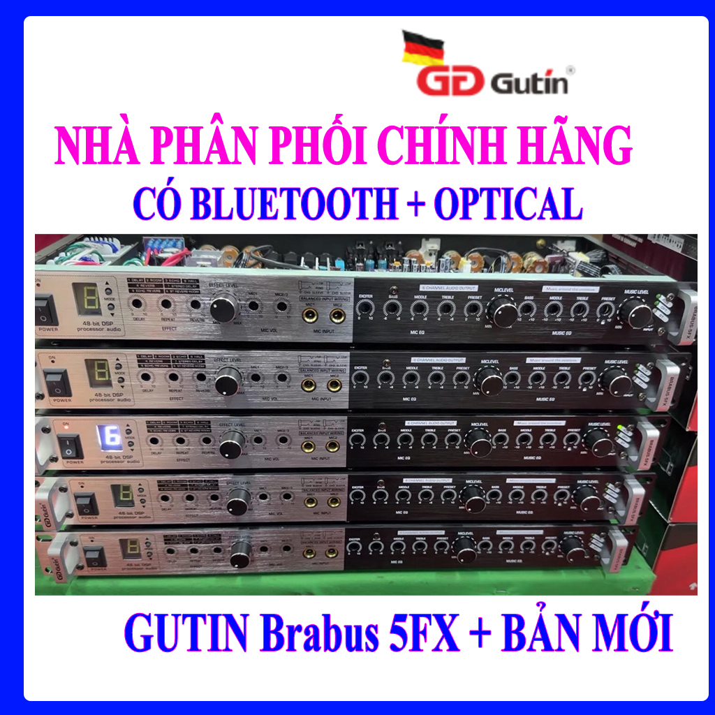 Vang Cơ Lai Số GD GUTIN Brabus 5FX - Bản mới - Tích hợp Bluetooth và Optical