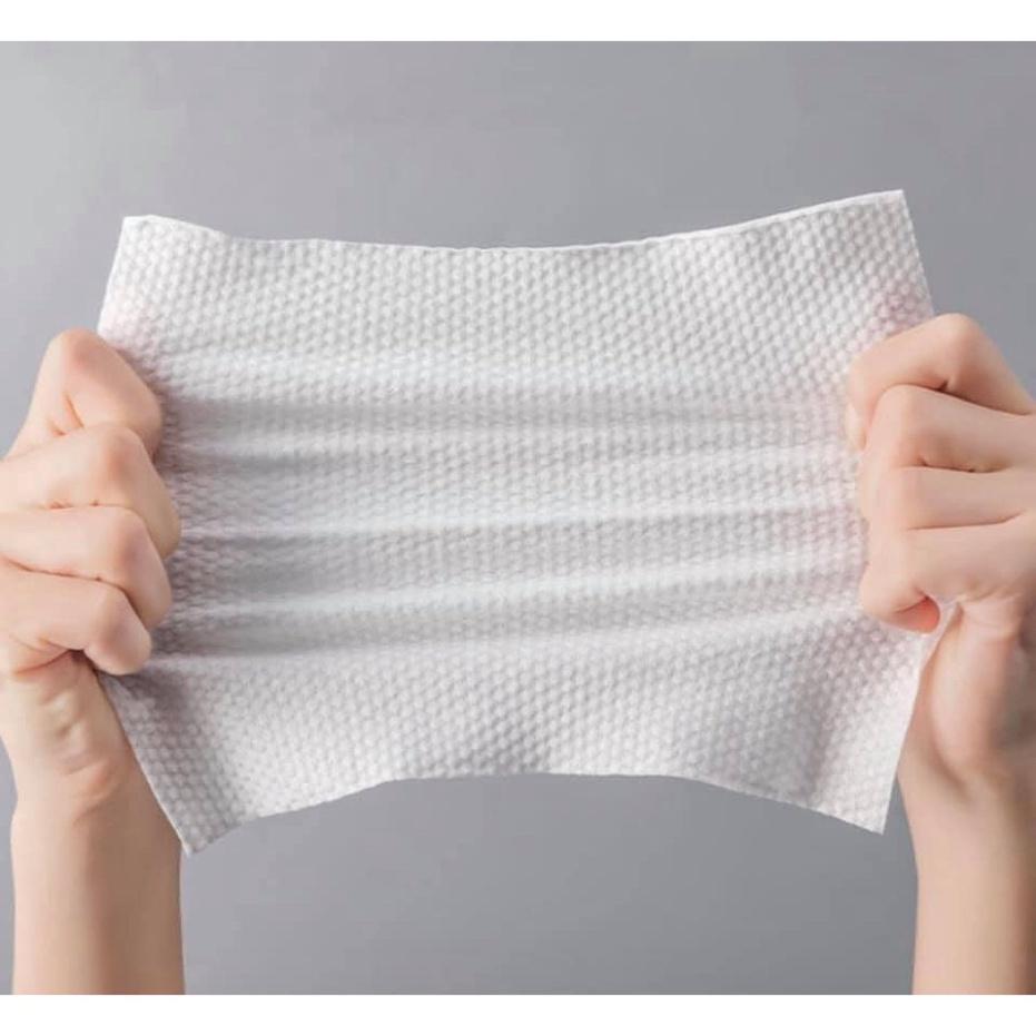 Combo 120 miếng khăn mặt khô cuộn tẩy trang .Giấy lau mặt cotton dùng 1 lần lau khô,lau ướt