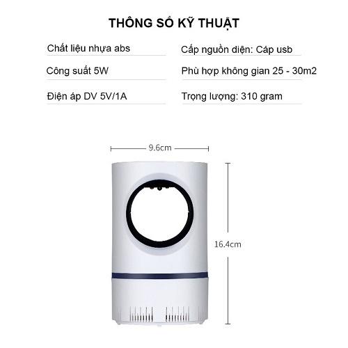 Đèn Bẫy Muỗi Mosquito Killer Cao Cấp Công Nghệ Đèn LED Nhật Bản