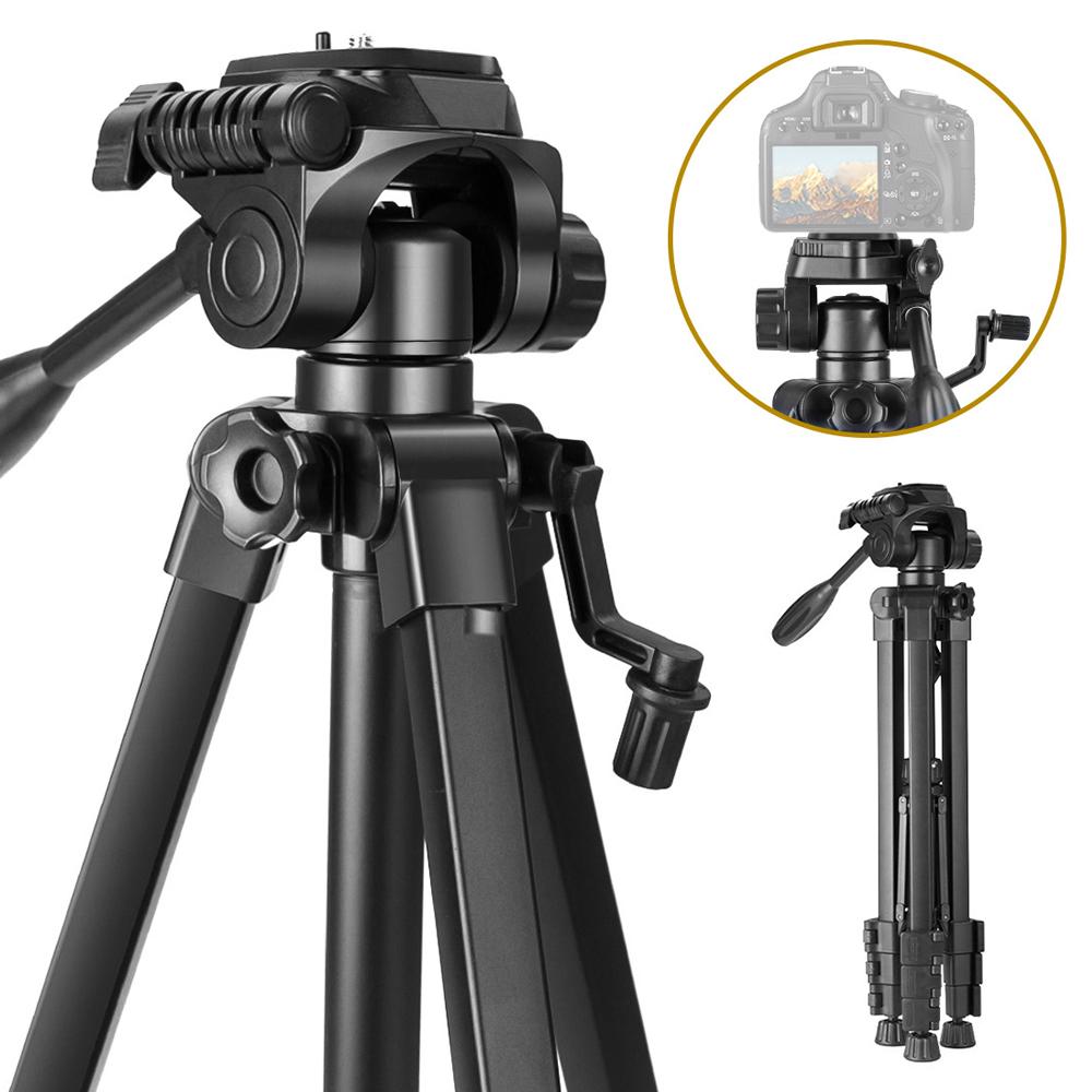 Chân máy ảnh DSRL SRL Gấp Di động  đế Nhôm Hợp kim Max. Chiều cao tối đa 1,5m
