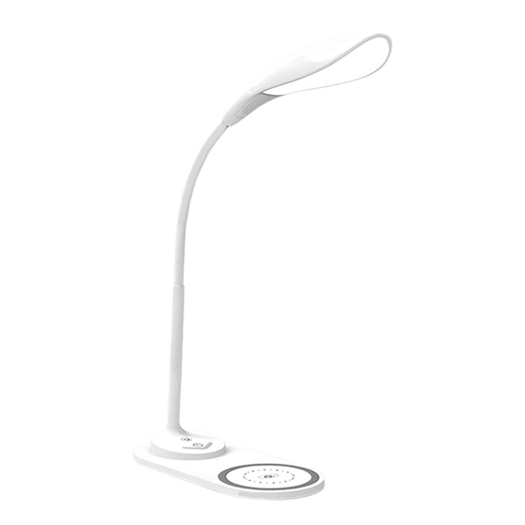 LED Desk Lamp Eye-Caring Office Table Lamps USB Charging Port for Reading