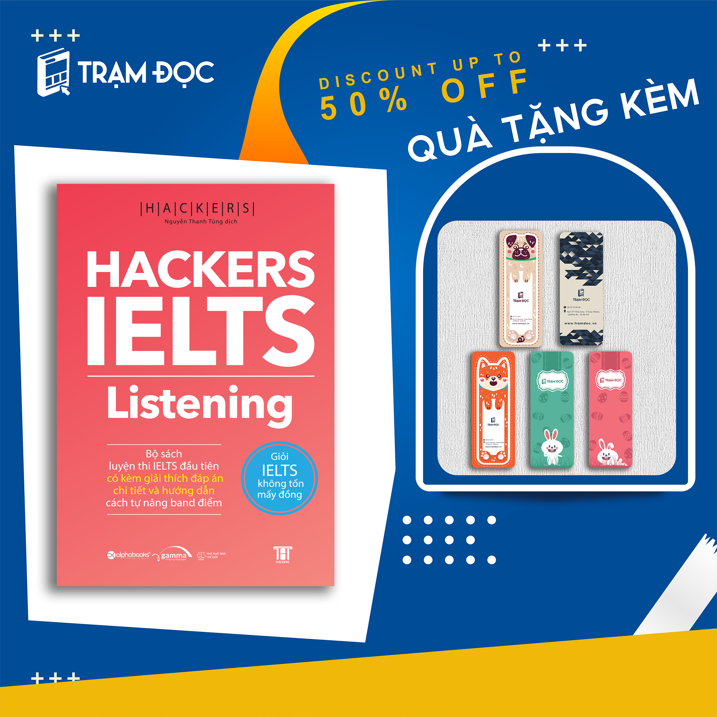 Trạm Đọc Official | Hackers IELTS : Listening