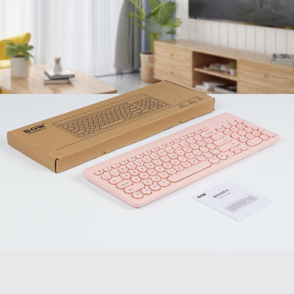 Bàn Phím Không Dây 2.4GHz Nhỏ Gọn Dễ Thương