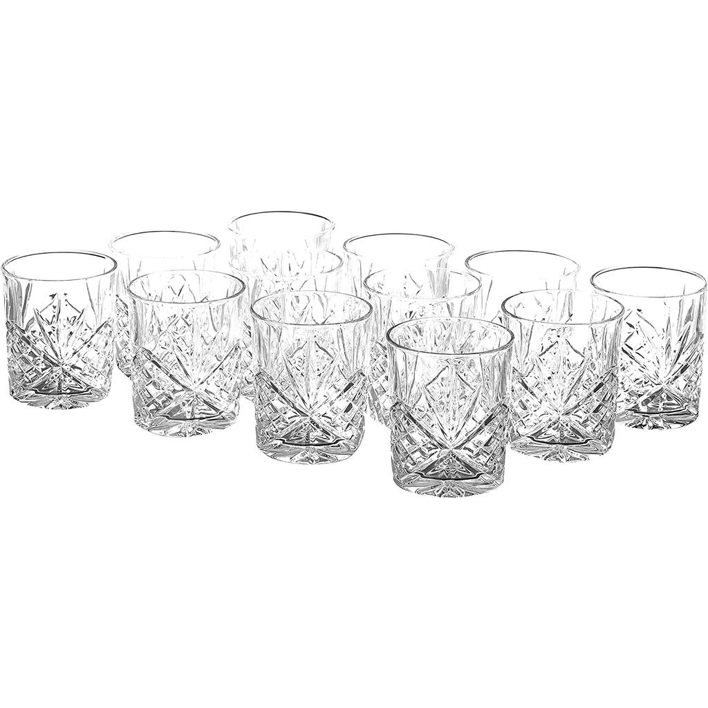 Set 12 Cốc Pha Lê GODINGER DUBLIN, Cốc Thủy Tinh Cao Cấp Dùng Rươu Whisky, Nước Ép Trái Cây, Hoa Quả, Nhập Đức