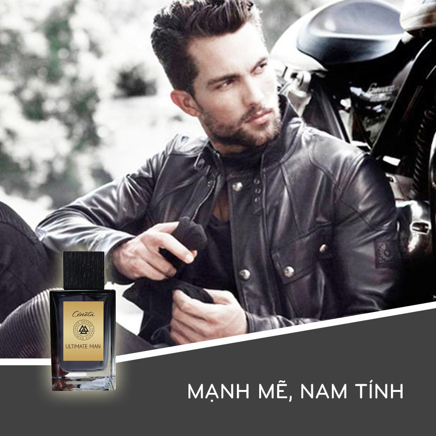 Nước hoa nam Cenota Ultimate Man 100ml mùi hương Gỗ Mạnh Mẽ - Nam Tính - Hiện Đại