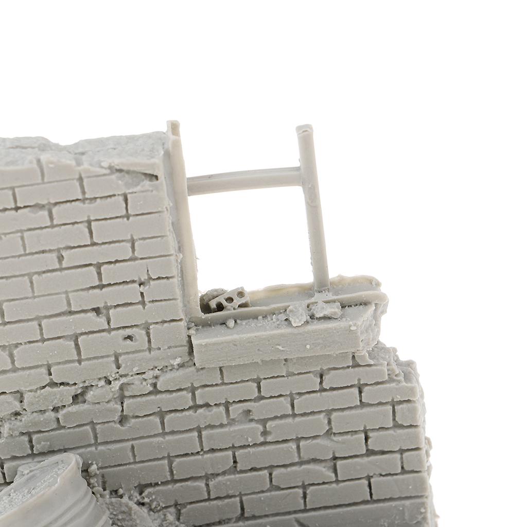 1/35 Quy Mô Nhựa Nghệ Thuật Thủ Công Phá Hoại Treo Tường Mẫu Cho Battlefied Cảnh Xây Dựng Số 3