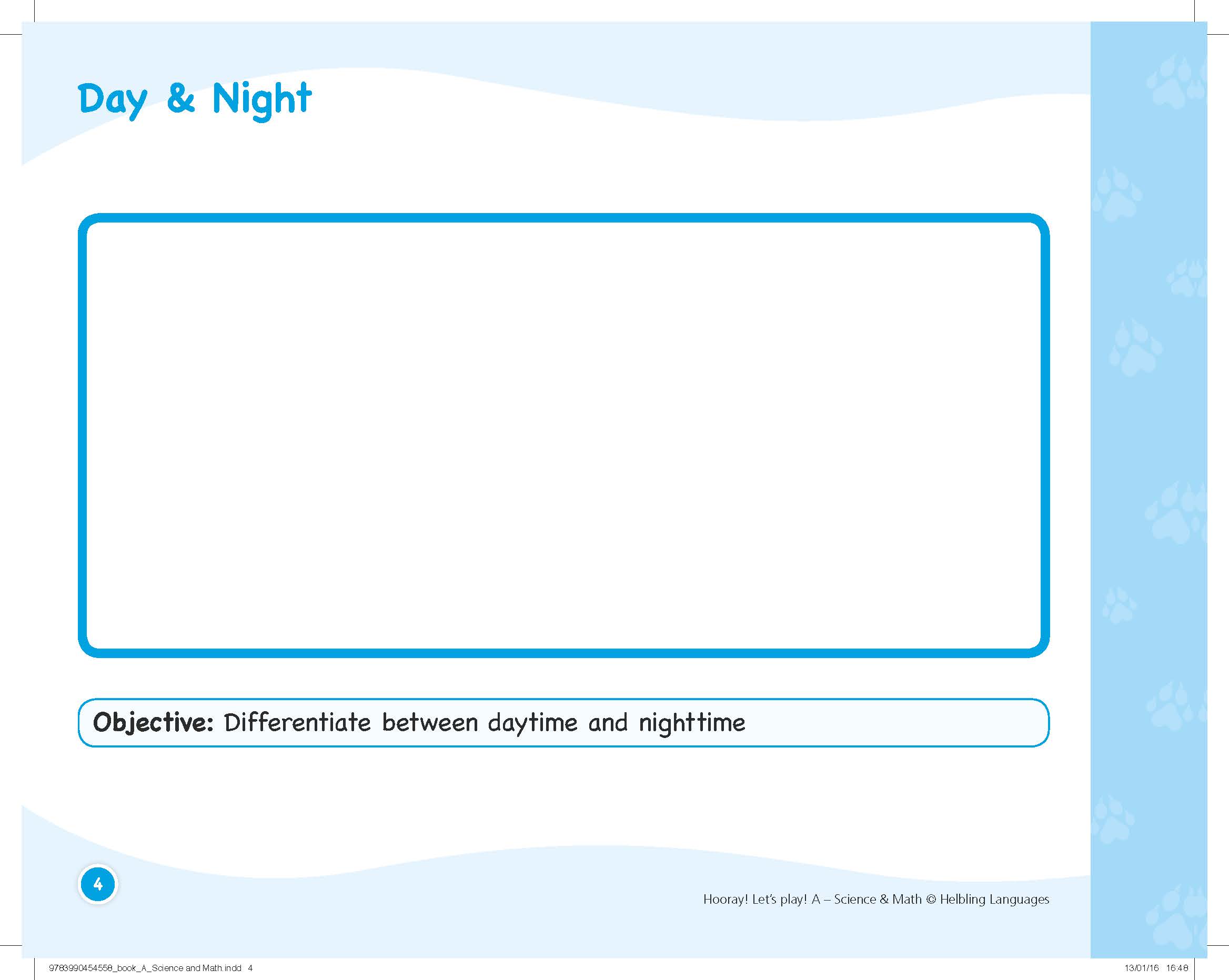 Hooray Let's Play Level A Math & Science Activity Book