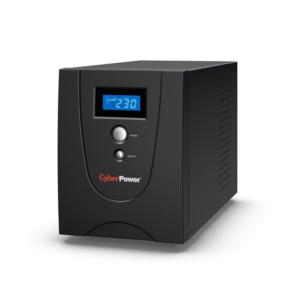 Bộ lưu điện UPS CyberPower 1200VA, AVR, 230V, VALUE1200ELCD chuẩn ổ cắm AS - Hàng Chính Hãng