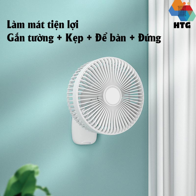 Quạt tích điện không dây Cyke F8, hàng chính hãng