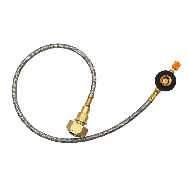 Outdoor Camping Stove Gas Stove Valve Connecting Pipe Set Hiking Portable Valve Connecting Pipe Safe and Easy To Control