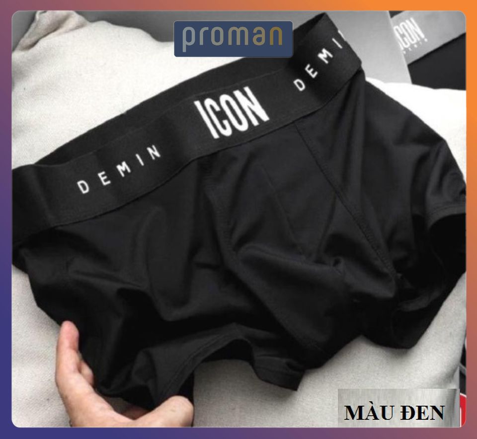 Combo 4 quần lót nam Boxer thun lạnh kháng khuẩn mềm mịn thấm hút mồ hôi, co giãn 4 chiều SI01 - PROMAN