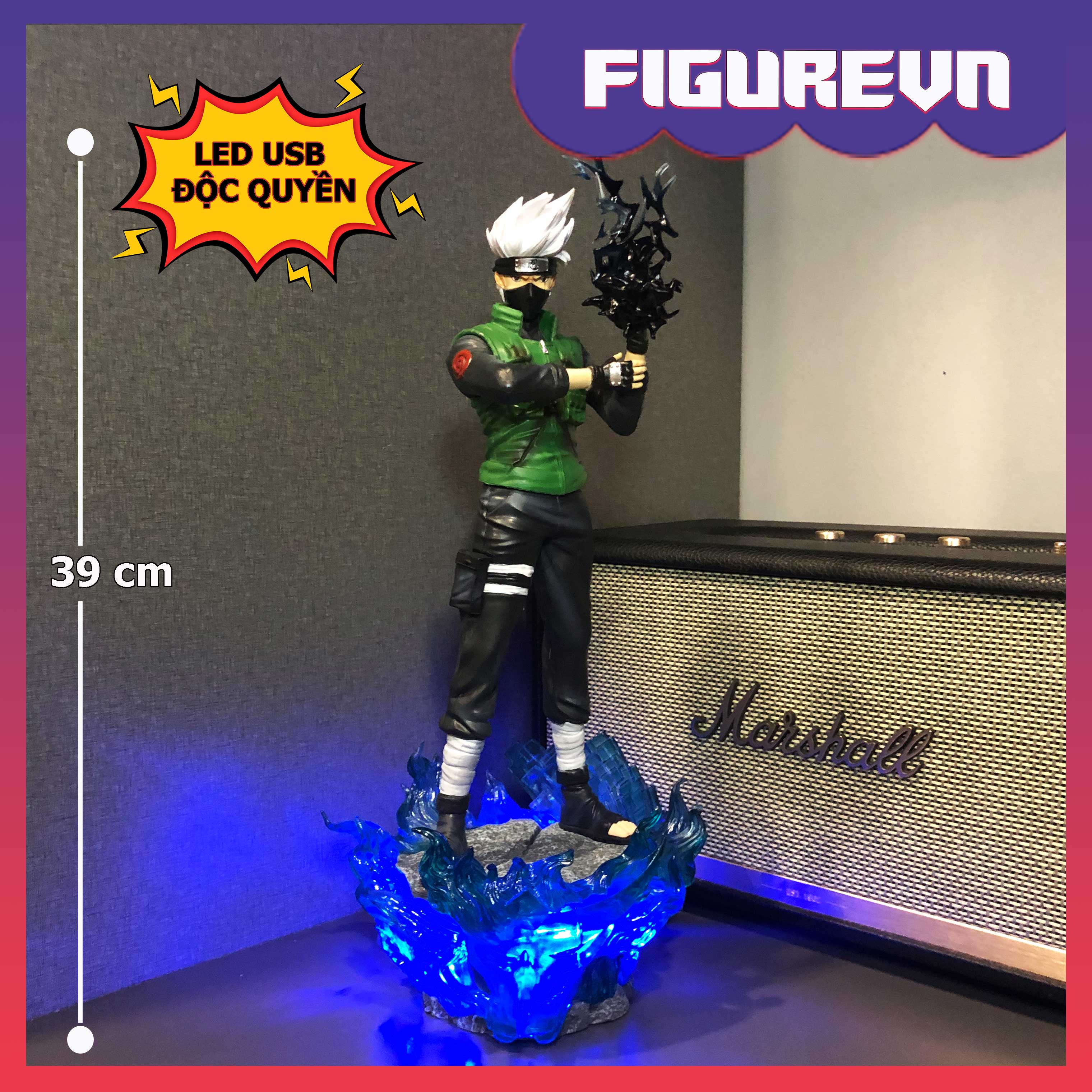 Mô hình Kakashi 38 cm có LED usb - Naruto