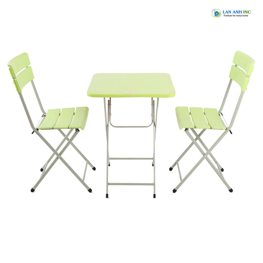 Bàn Cafe Xếp Gọn Ngoài Trời Mặt Nhựa ABS Chân Sắt Cao Sơn Tĩnh Điện Bền Đẹp Patio