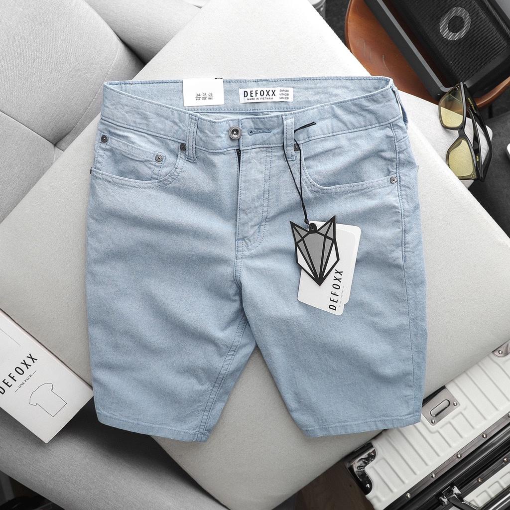 Quần Short nam vải linen may kiểu denim form slim fit - chất xịn đẹp | LA STORE MENSWEAR