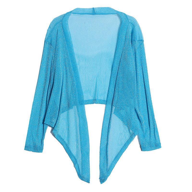 Áo Khoác cardigan Vải Voan Mềm Mại Thời Trang Cho Nữ Phong Cách Hàn Quốc Cho Phụ Nữ