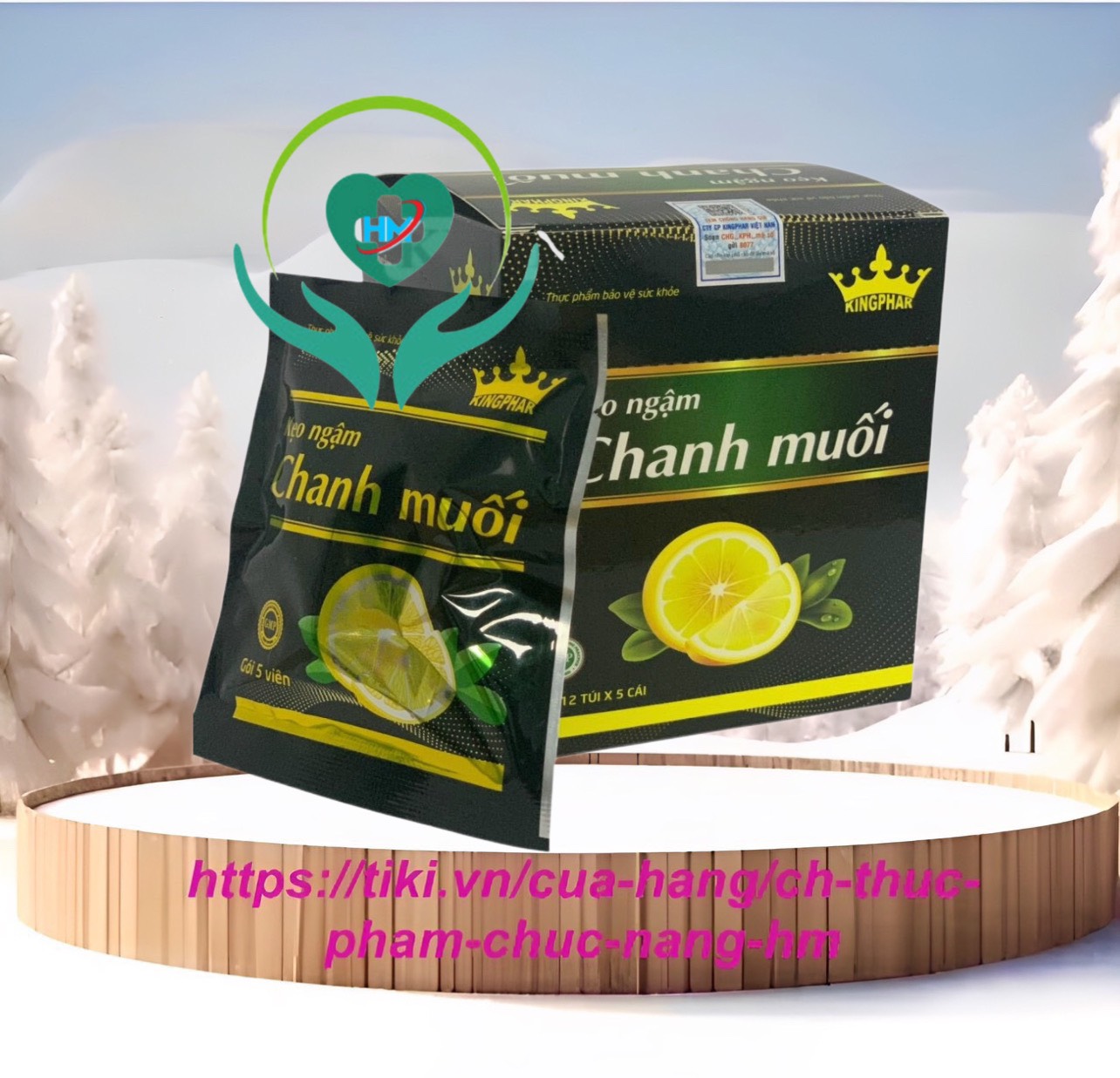 Kẹo ngậm Chanh muối Kingphar