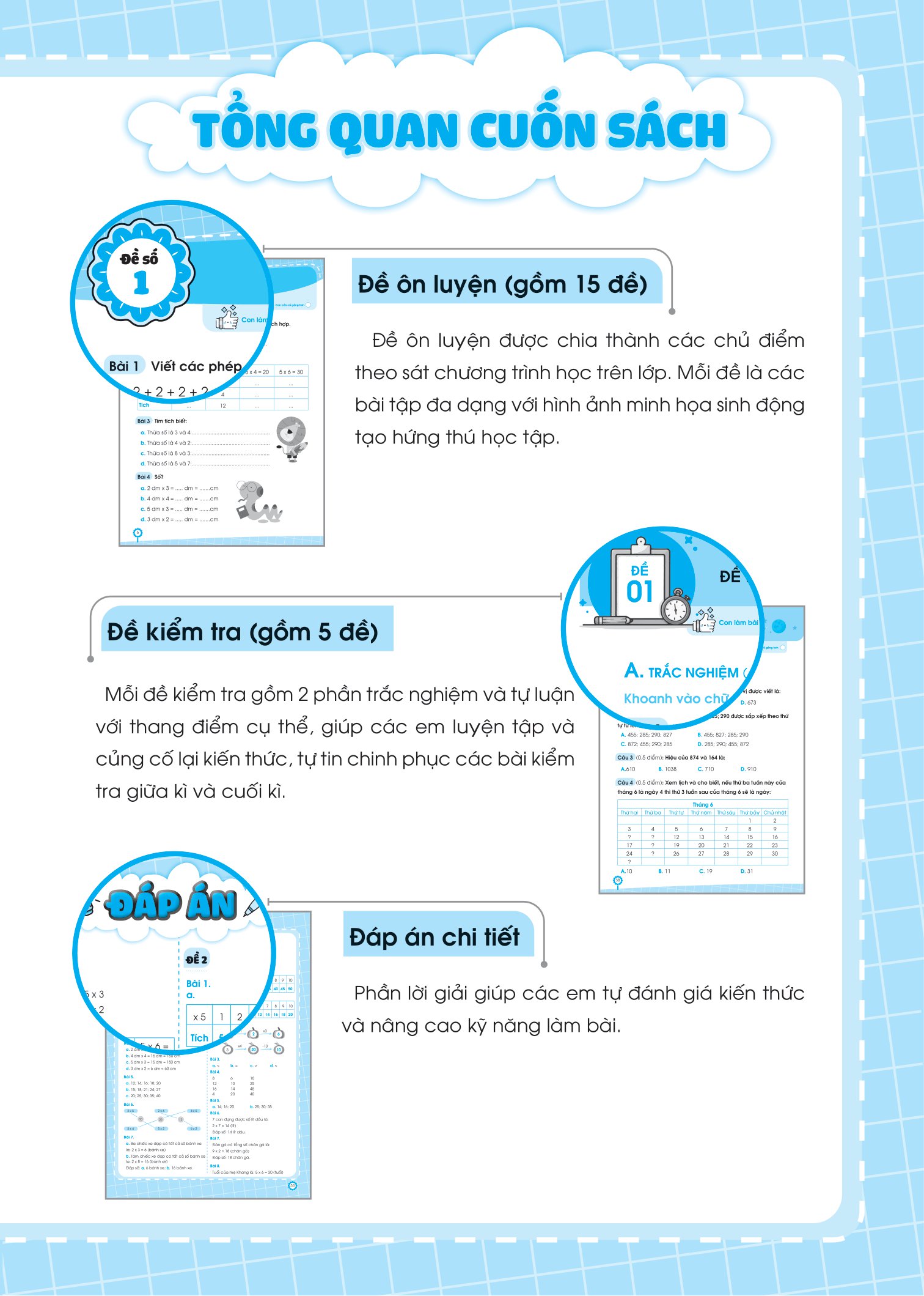 Đề Ôn Luyện Và Tự Kiểm Tra Toán Lớp 2 - Tập 2 (MEGA)