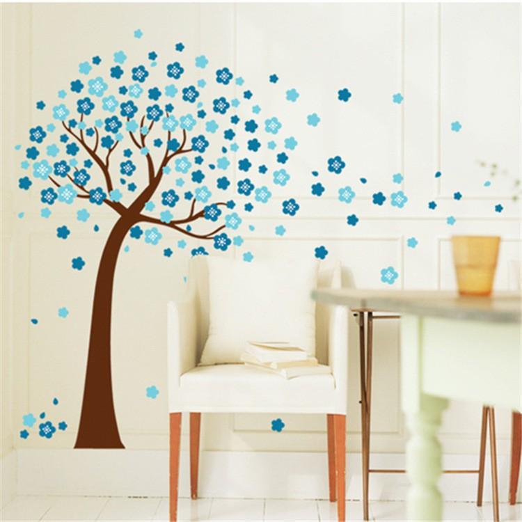 Decal dán tường cây nhà lá vườn cho bé AM9228