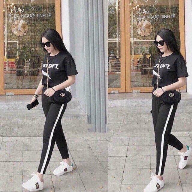 Quần baggy sọc cá tính chất vải cotton đẹp mềm co giãn tốt thời trang baggy 1 sọc cotton