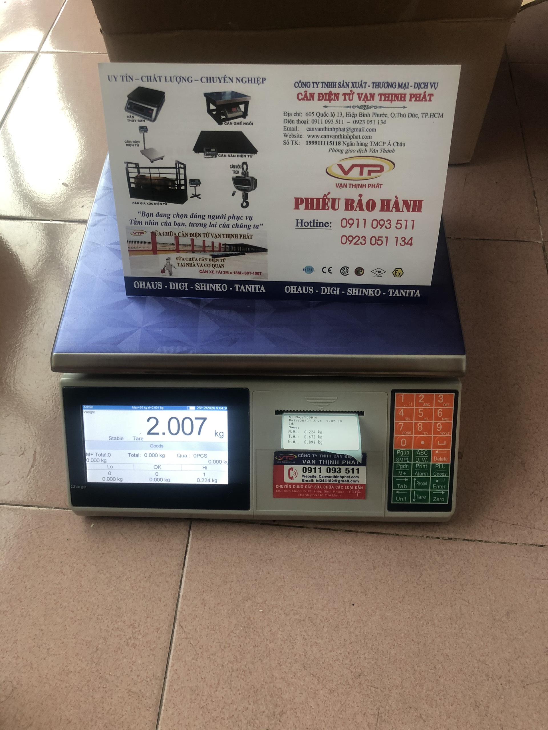 Cân Điện Tử PSW 15 KG