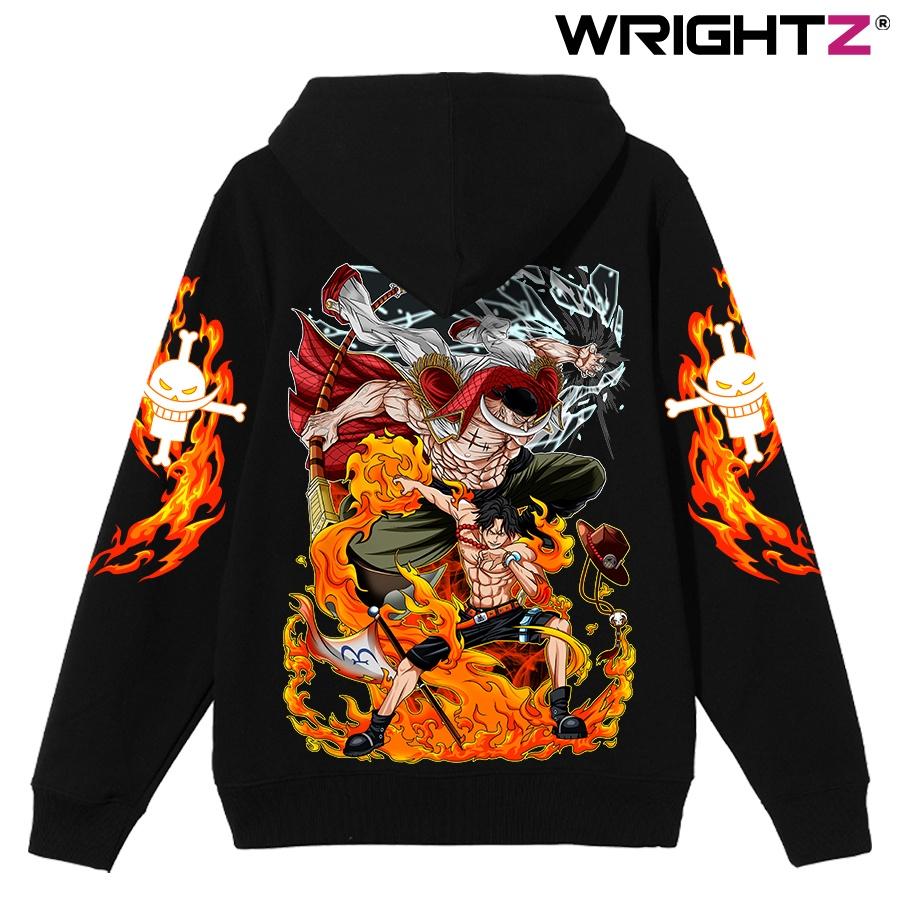 Áo hoodie anime Wrightz Râu Trắng Edward Newgate One Piece đảo hải tặc unisex oversize street wear