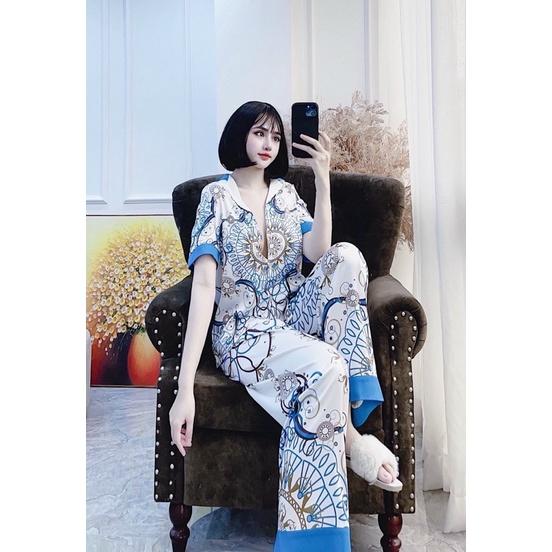 BỘ PYJAMA HOẠ TIẾT 011 CLC- HÀNG QC CAO CẤP