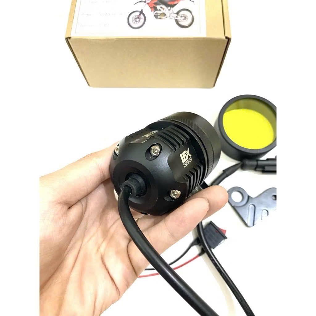 ĐÈN TRỢ SÁNG XE MÁY L6X BMI SIÊU SÁNG SIÊU GOM LẮP CÁC XE HÀNG ĐẸP LOẠI TỐT