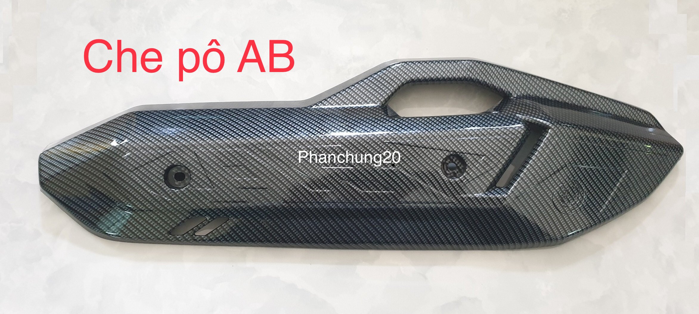 AB 2022 2023 2024 ỐP CHE PÔ ( CHỤP BÁCH PÔ ) DÙNG CHO ĐỜI XE AB 125 160cc CACBON